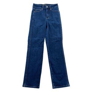 Judy Blue Womens Jeans 0/24 Blue Medium Denim Straight Leg Mid Rise